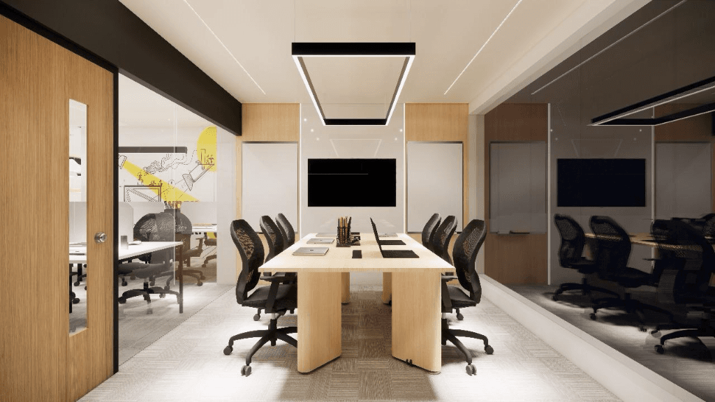 Private 6-seater cabin at CKP Workspace